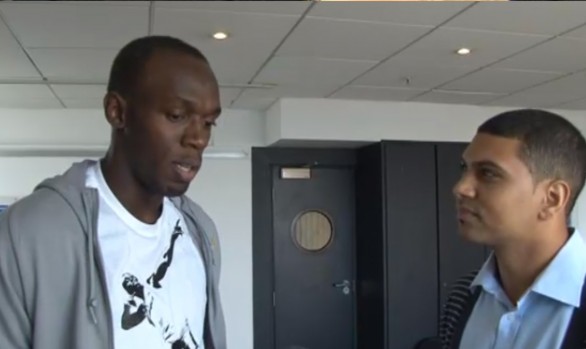 Usain Bolt takes media circus in his stride